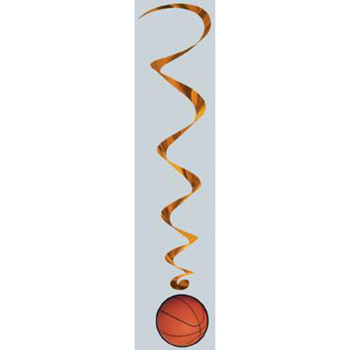 Basketball Whirls - Pack Of 5
