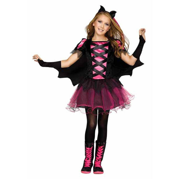"Bat Queen Costume For Kids 8-10"