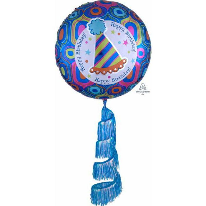Bday Party Coil Tail Airwalker Balloon - 70 Inches