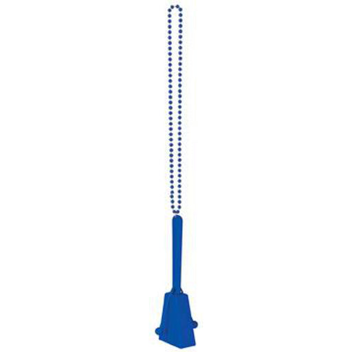 "Beaded Clacker Necklaces - Blue (36 Inches)"