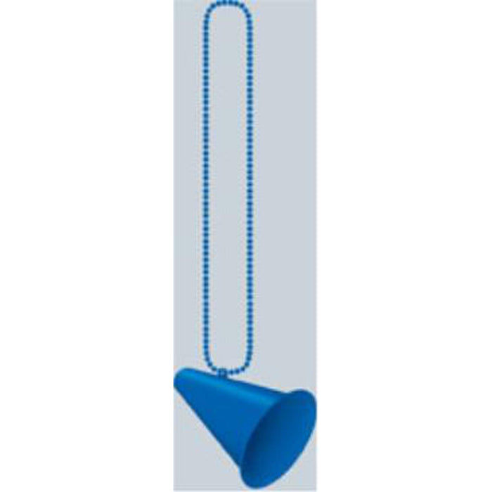 Beads Megaphone Medallion Blue
