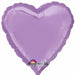 "Beautiful Pearl Lavender Heart Balloon Package - 18""