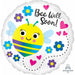 Bee Well Soon Balloon - 18" Round Helium - S40 Package.