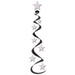 "Black And Silver Star Swirls (3 Pack) - 30 Inches"