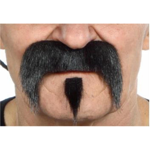 Black And Grey Moustache Set