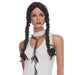 Black Braided Wig.