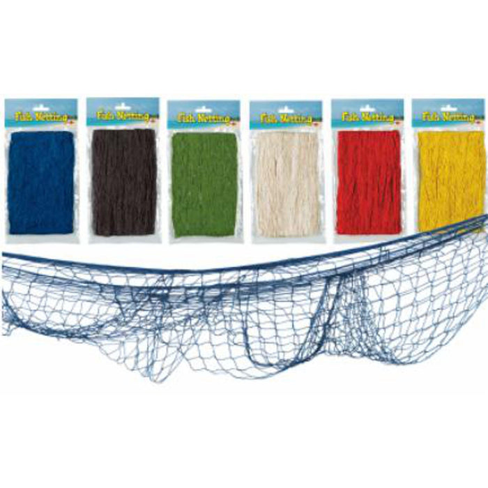 Black Fish Netting 4'X12' - Perfect For Fishing & Decoration.