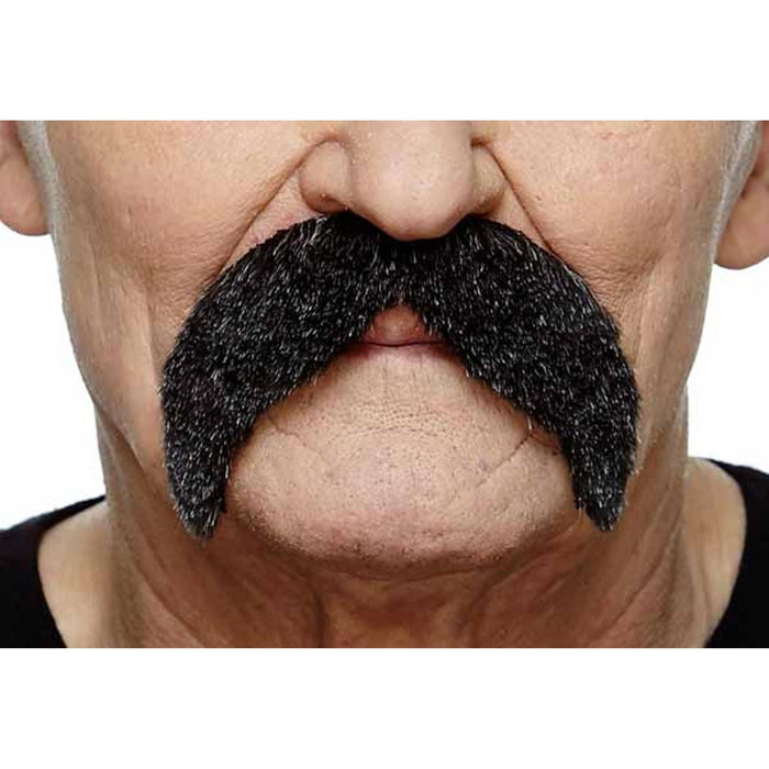 Black Grey Moustache - Costume Accessory