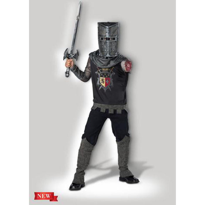 Black Knight Costume - Child Xl Sz 12