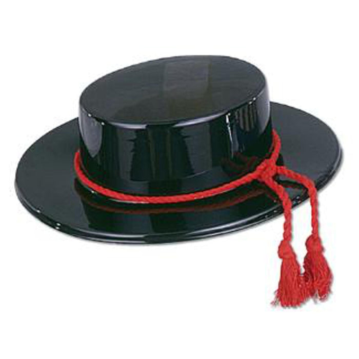 Black Plastic Spanish Hat - Bulk