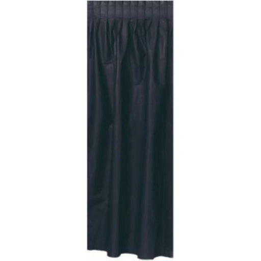 Black Plastic Table Skirt 29"X14'