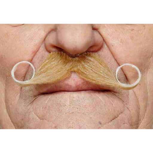 Blonde And White Moustache