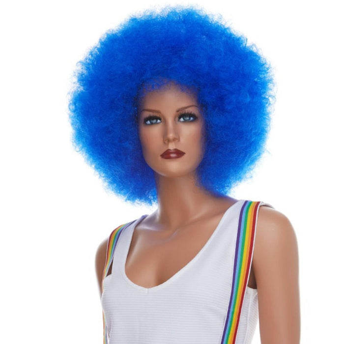 Blue Clown Wig By Wb.