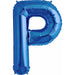 "Blue Letter P - 34 Inches (Packaged)"