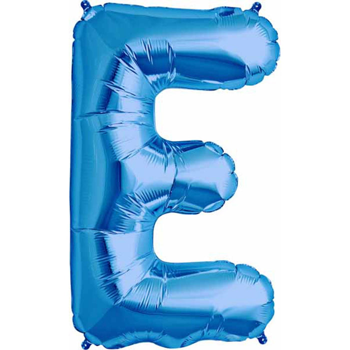 Blue Letter E - 34 Inches - Packaged 00278