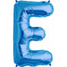 Blue Letter E - 34 Inches - Packaged 00278