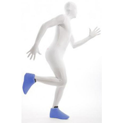 "Blue Morphsuit Shoe Covers"