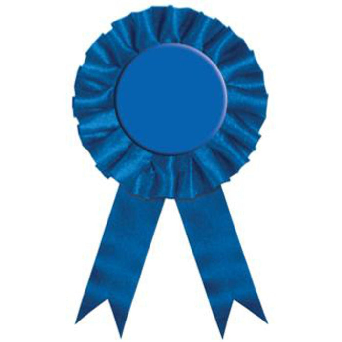 Blue Rosette Award Ribbon (1/Pack)