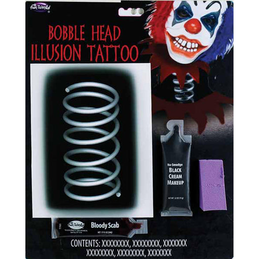 Bobble Head Illusion Tattoo