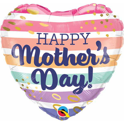 Mother's Day Boho Stripes 18″ Balloon (5/Pk)