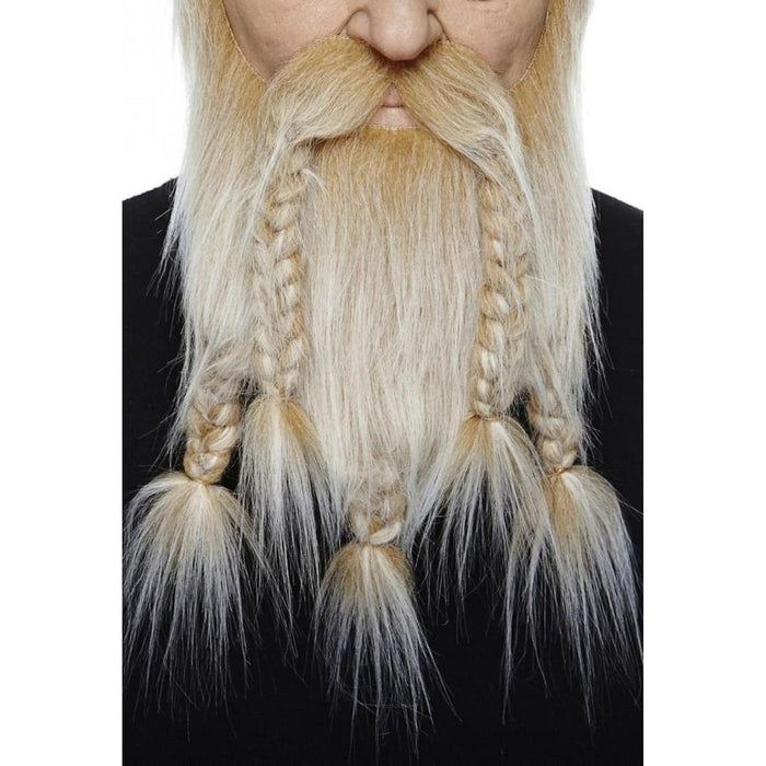 Braided Beard - Blonde/White 