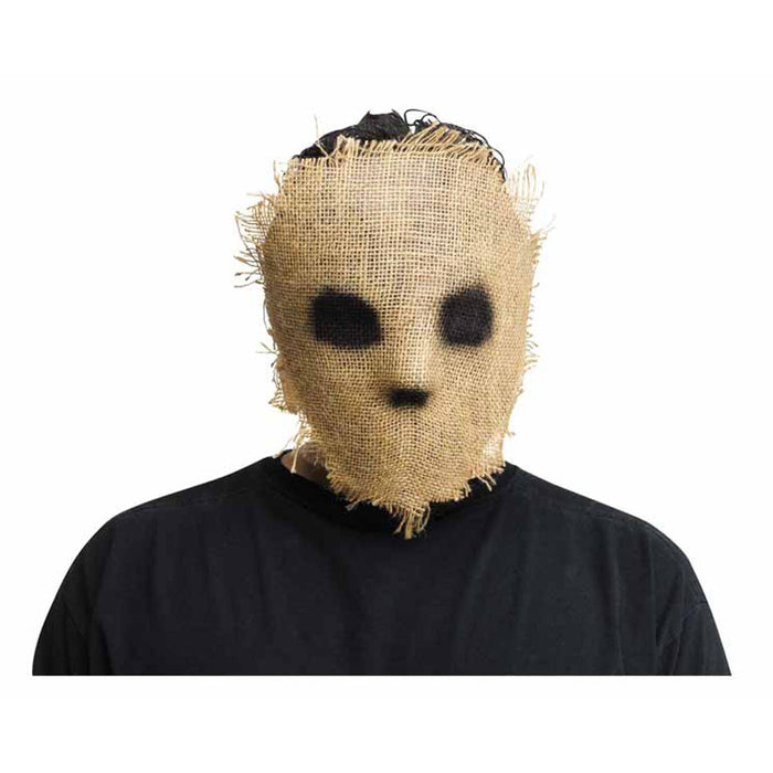 Burlap Hockey Mask.