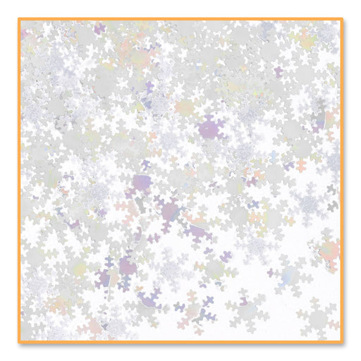 Opalescent Snowflake Confetti - 1.5 Oz