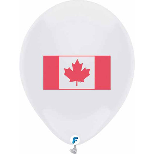 Canadian Pride Pack: 12" Canada Flag Balloon 8/Pk