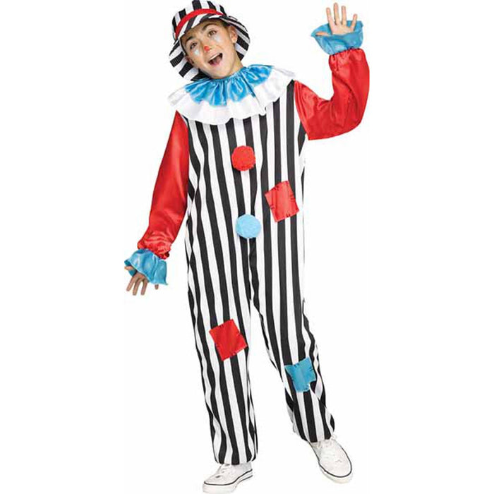 Carnival Clown Child Costume - Sizes 12-14
