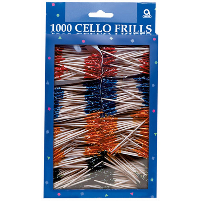 Cello Frills Bulk Pack - 1000Pk/12Cs