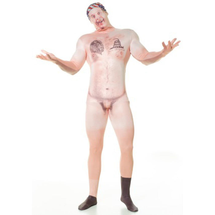 Censored Naked Hill Billy Morphsuit Xxl.