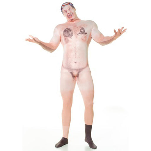 "Censored Naked Hillb Illy Morphsuit - Medium"
