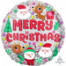 Christmas Buddies Balloon - 18" Rnd S40 Pkg