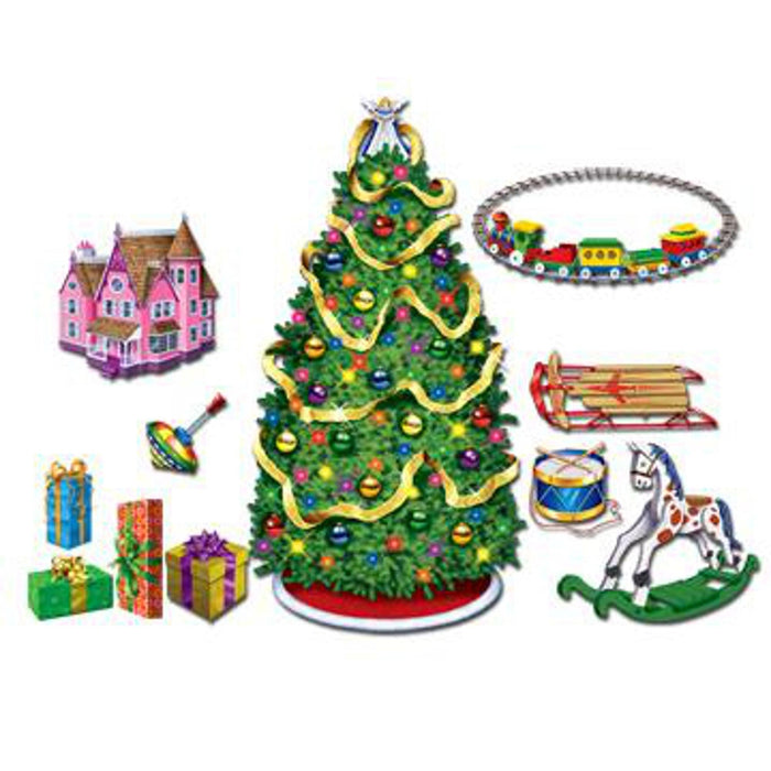 Christmas Tree & Gift Props (3/Pk)