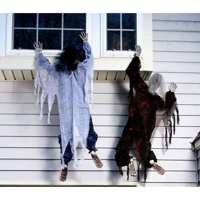 "Climbing Dead Black Gauze - Spooky Halloween Decoration"