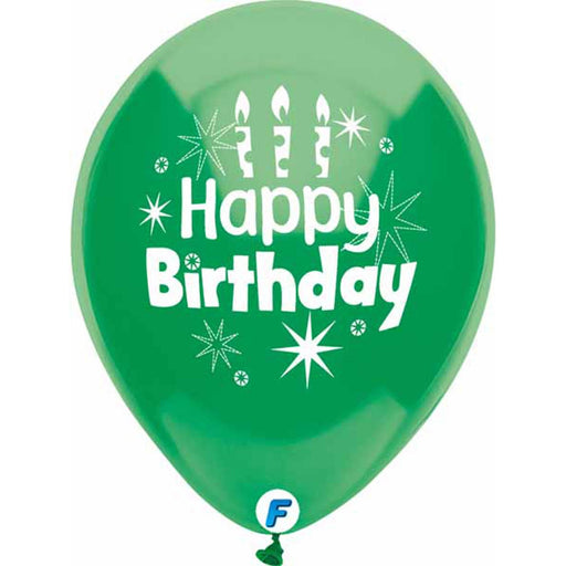 Funsational 12" Happy Birthday Balloon Candles (8/Pk)