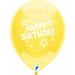 Funsational 12" Happy Birthday Star Latex Balloons (8/Pk)