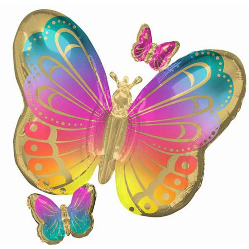 Colorful Butterflies 29" Shape Decoration Pack - P35