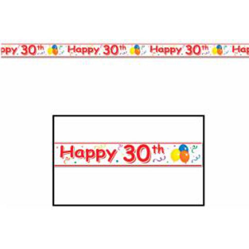 "Colorful Happy 30Th Party Tape - Perfect For Milestone Birthdays!"
