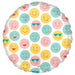 Colorful Smile Faces Balloons - Pack Of 40 (18" Round Hex Shape)