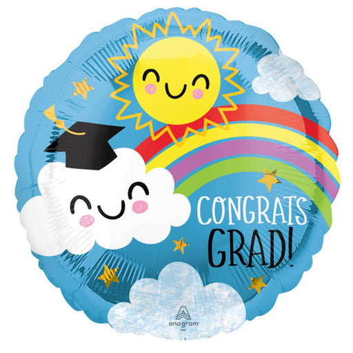 Congrats Grad Rainbow 18" Balloon Pack