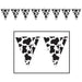Cow Print Pennant Banner - 10"X12' (1/Pk)