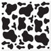 Cow Print Bandana, 22"X22" (1/Pkg)