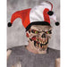 "Creepy Joker Mask With Jester Hat"