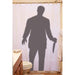 "Creepy Stalker Silhouette Shower Curtain - 70"X72""