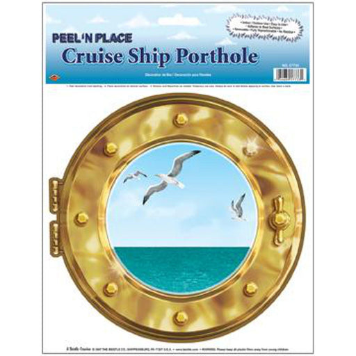 Cruise Ship Porthole Peel N Place - 1/Pack