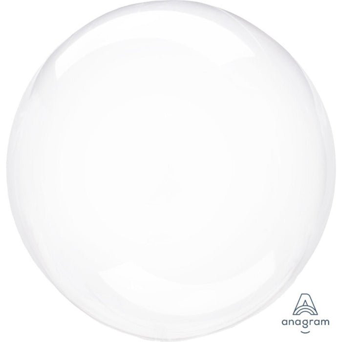 "Crystal Clearz Flat Balloon - 18-20" Clear S40"