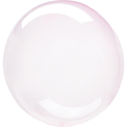 "Crystal Clearz Lite Pink Confetti Balloons (S15 Pkg)"