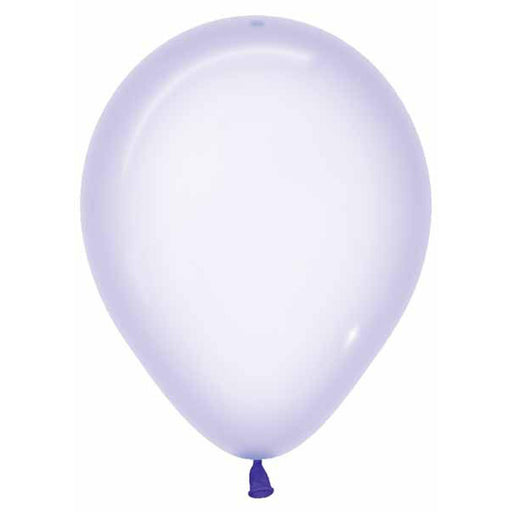 Crystal Pastel Lilac Latex Balloons - 100/Bg