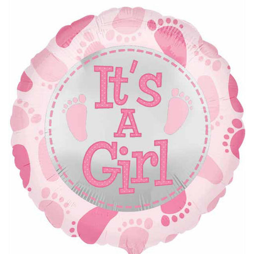 Cute Baby Girl Feet Vinyl Decals - 18" (Set Of 20)